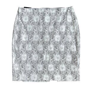 Banana Republic Skirt Womens 12 NEW Lace Overlay Pencil Coquette Date Feminine